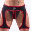 Backless Snax Black-Red - Sparta's Harness - JockStrap