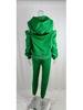 Autumn 2025 Minimalist Long Sleeve Fleece Sweatshirt & Elastic Waistband Long Pants Set