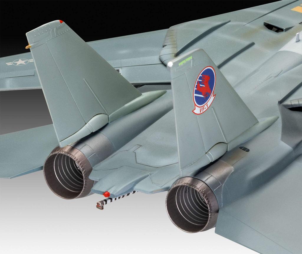 German Revell 1/48 Scale US Navy F-14A Tomcat Top Gun Plastic Model Kit 03865