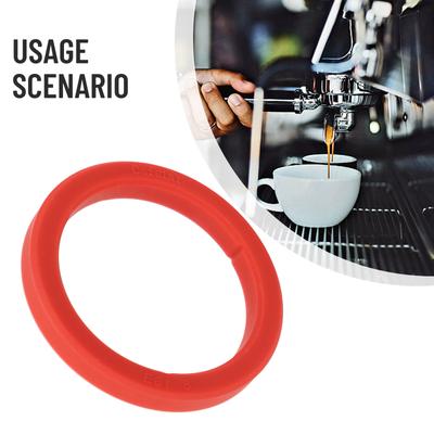 Red Silicone Group Head Gasket Seal for E61 Espresso Coffee Machine Effortless Lock In and Optimal Performance