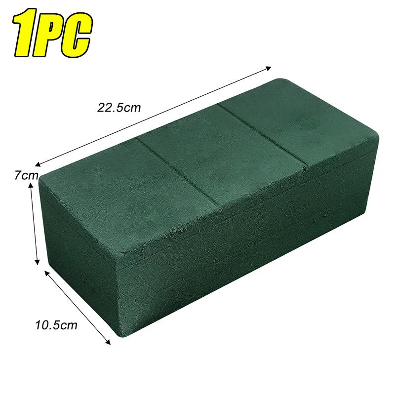 10/1x Green Floral Foam Block For Flower Arrangements Dry Wet Absorbent Sponge Flower Muds DIY Wedding Party Decoration Supplies