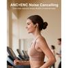Bluetooth 5.4 ANC In-Ear Earbuds with Touch Interactive Screen, Hi-Fi Stereo Noise Cancelling Wireless Earphones for Gaming Work Sports