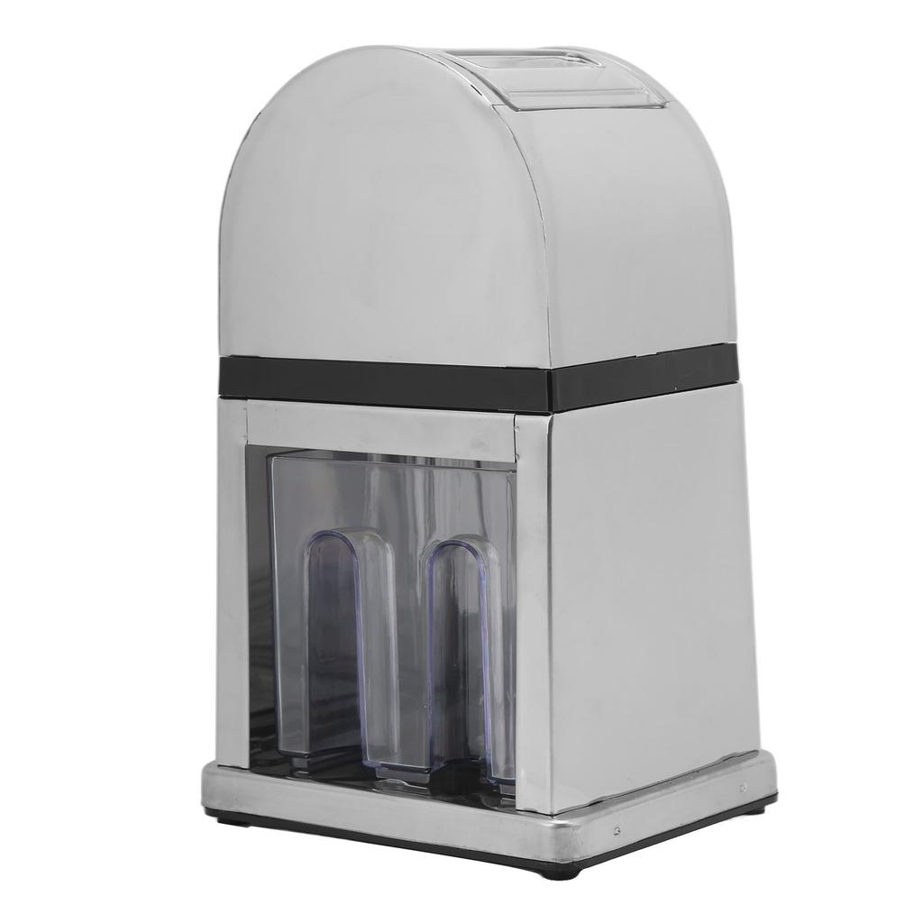 Zdrobitor Manual de Gheață Economie de Muncă Manivelă Manuală Mașină de Gheață Rasă cu Capac Transparent pentru Bar Acasă