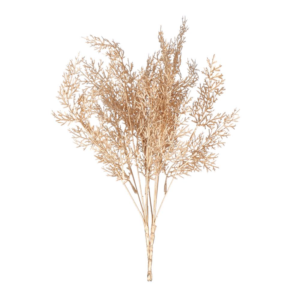 Faux Plant Simulation Flower Gift Box Adornment Artificial Plant Gold Silver Simulation Leaf Christmas Artificial Flower