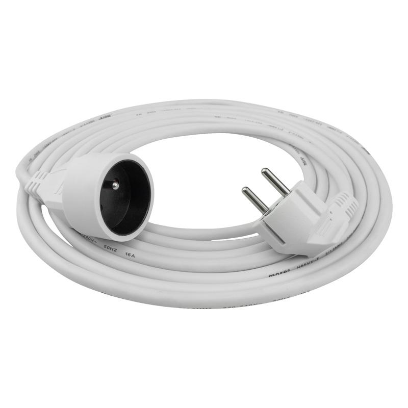 Extension Cord 1 Socket 3m With/without 3x1.5mm2 White