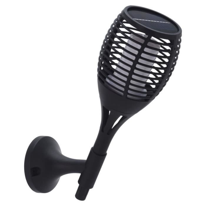 ProGarden Lampe solaire de jardin à LED 3 en 1 Noir 442206