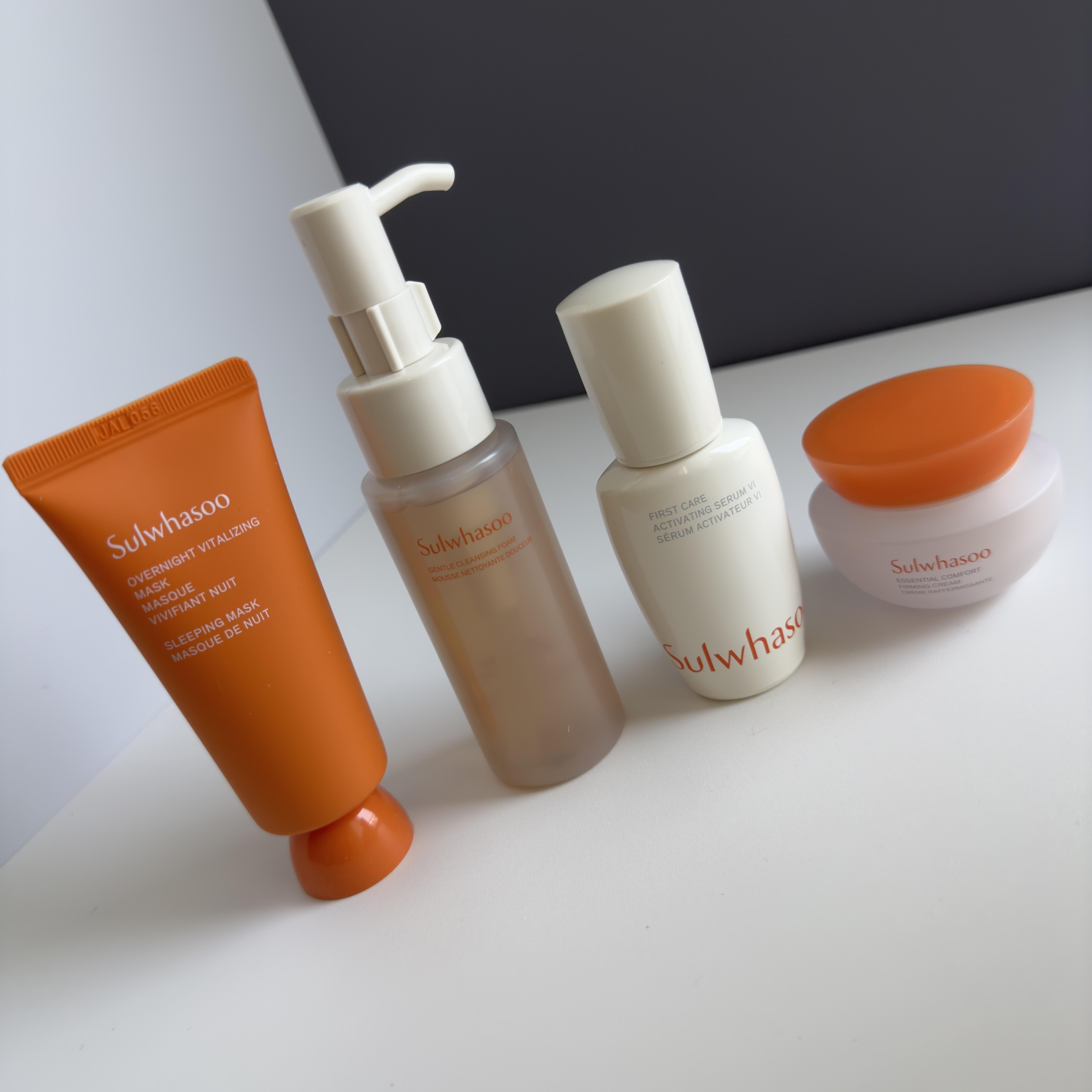 Комплект Сулвасу: Ночная маска для сна 35 мл+Очищающая пенка 50 мл+Сыворотка активации — фото 3
