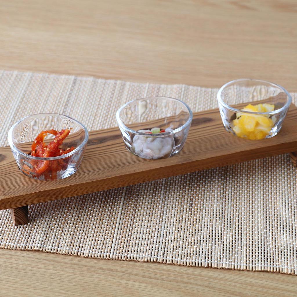 ADERIA Hand-Bound Three-Flavor Sake Cup Set with Wooden Stand, 90ml, Gift Box Included, Made in Japan, Dishwasher Safe, Sake Cup, Glassware, Cold Sake