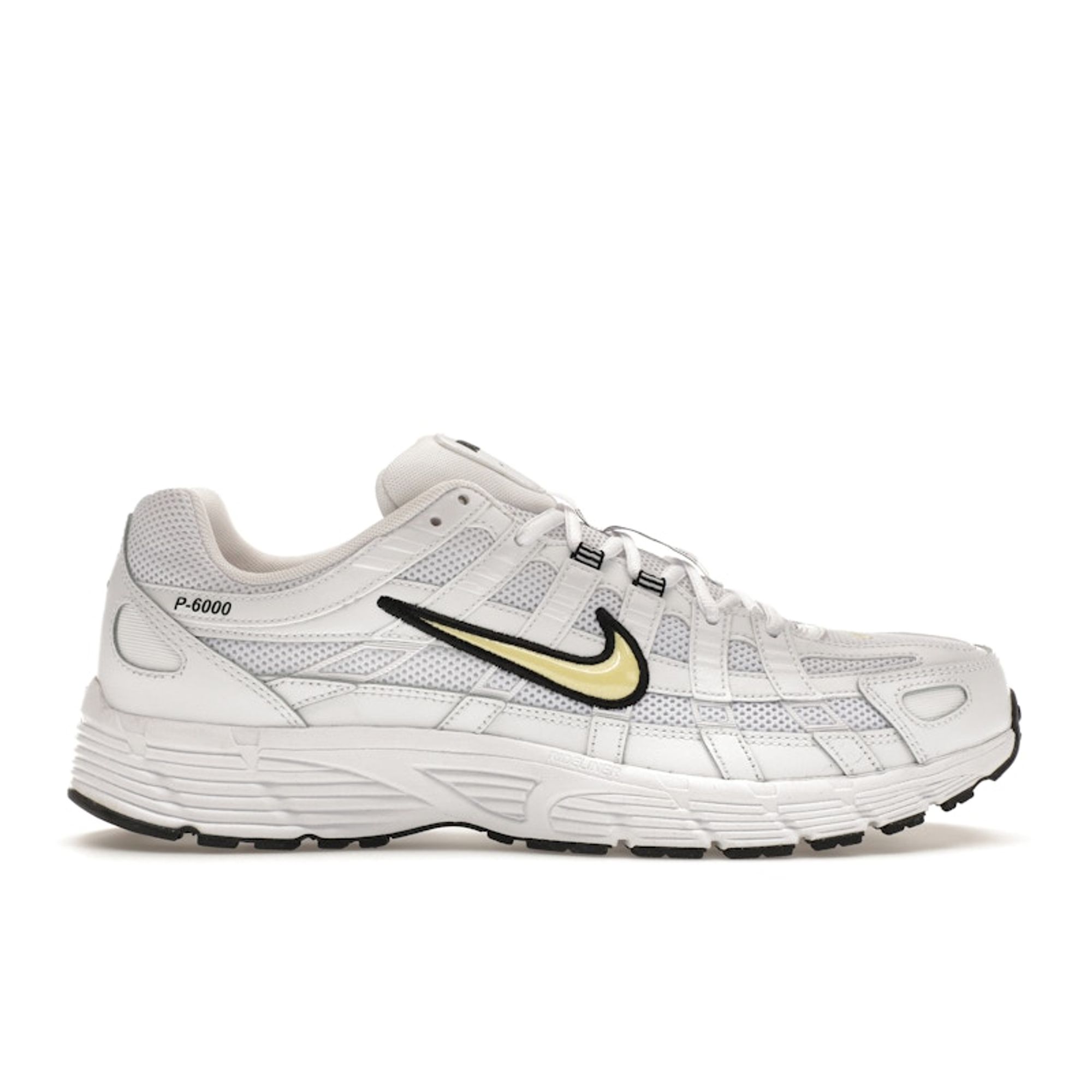 

Nike P-6000 White Lemon Chiffon Unisex Sneakers Black FN4294-100 46