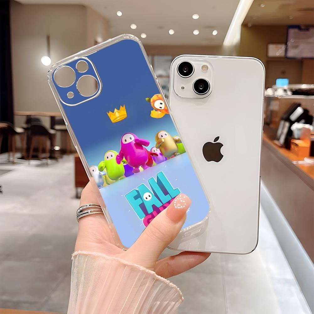 

Cute F-Fall Game Guys Phone Case For 15 Pro Max Iphone 17 14 Plus 11 12 13 16 Plus X XR XS SE Transparent Cover iPhone14 Pro