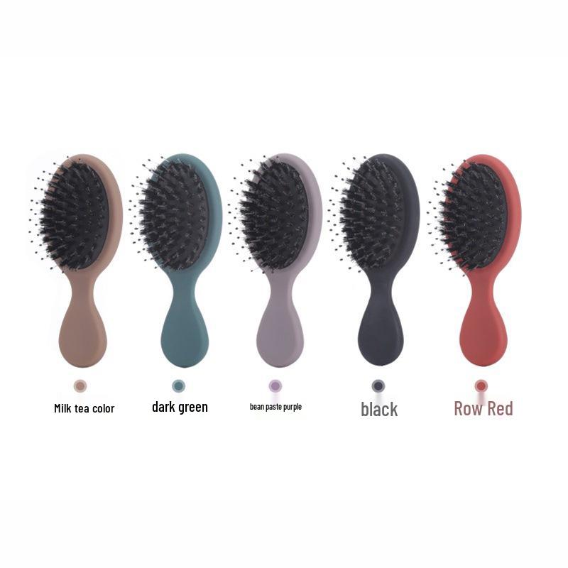 

Colorful Mini Air Cushion Hairbrush - Dual-Color Bristle Massage Wet Comb
