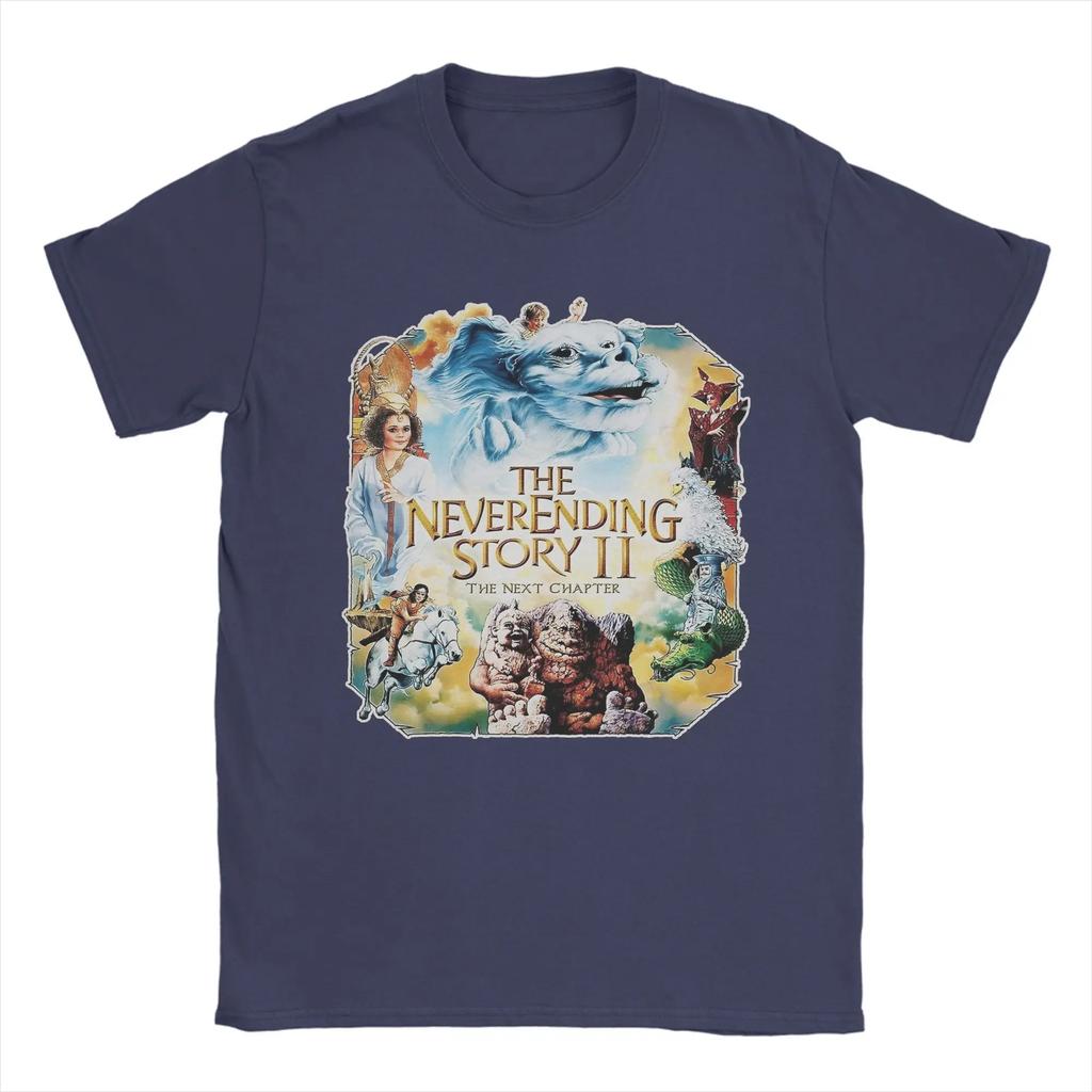 The Neverending Story (5) Cotton Tshirt For Unisexs Summer Vintage Tshirts Crewneck Fashion Tee Shirt Plus Size Casual Tops