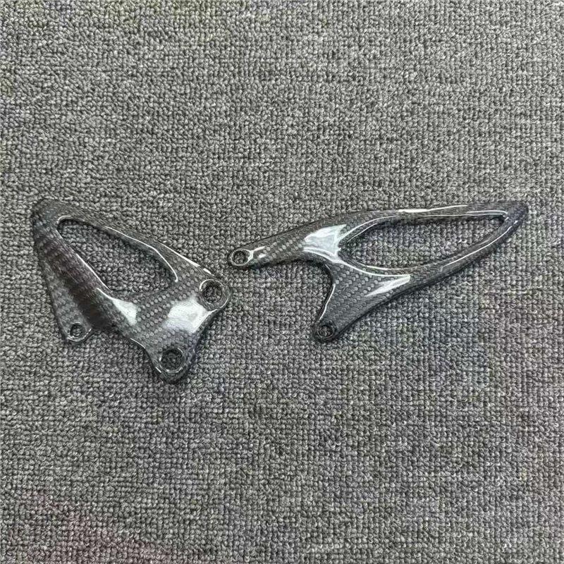 Guard Heel Plates Rearsets Carbon Fiber Motorcycle For R1 R1M 2015-2024 Heel Guards