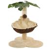 VidaXL Arbre à chat avec griffoir en sisal 50 cm Beige et Marron