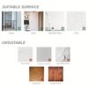 50Pcs Fashionable Removable 3D Star-Shaped Mirror Effect Wall Art Decals Stickers for Home Decor (Color: Silver)