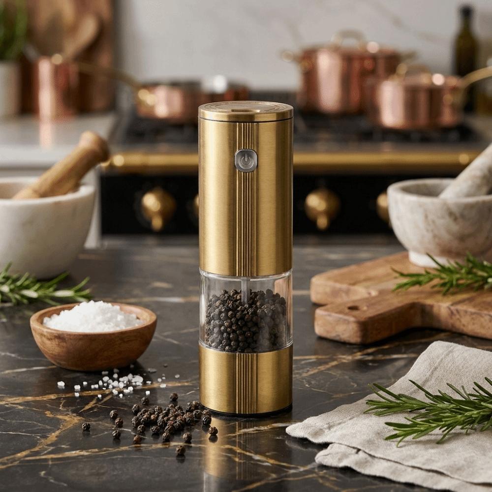 Large Capacity Electric Salt Grinder Adjustable Coarseness Kitchen Cooking Tool  Home Cooking