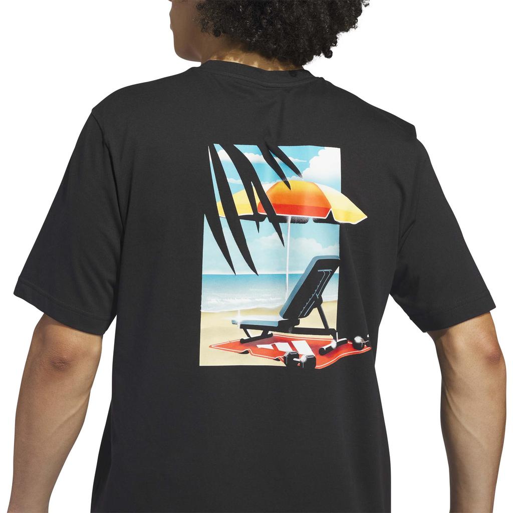 EVRYDAY TRN DL095 Black 4L [Adidas] Short-Sleeve T-Shirt Men's (KC9242)
