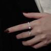 Japanese Light Luxury Meteorite Open Ring - Exquisite Design for Women