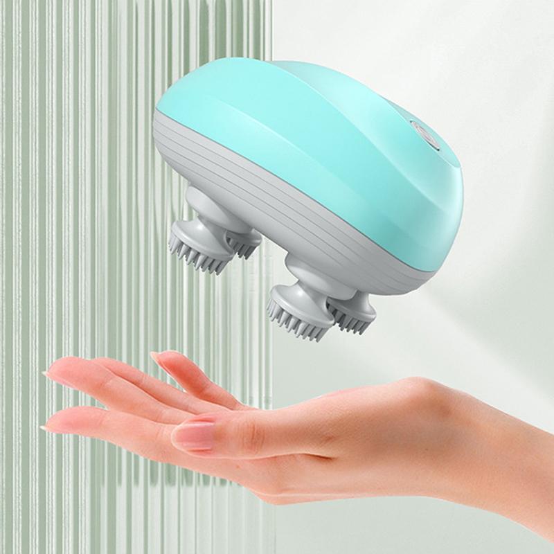 Electric Head Massage Machine Silicone Waterproof Scalp Massager Head Relaxation Unlimited Portable Home Massager