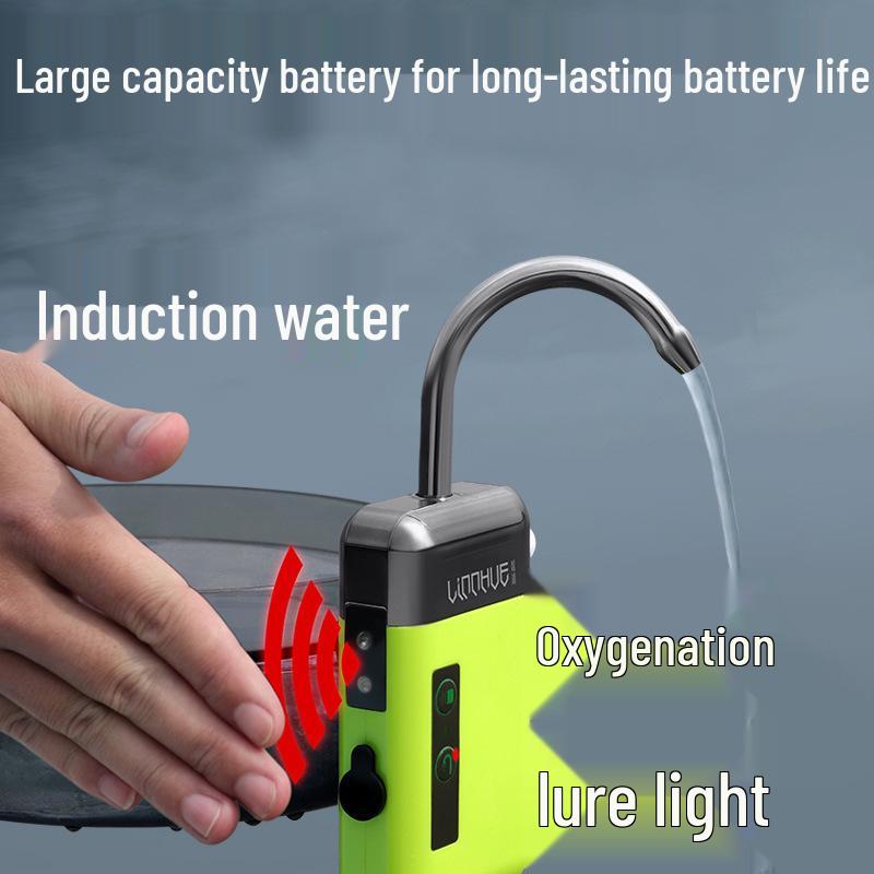 Smart Sensor Fishing Water Dispenser & Multi-Functional Hand Washer Pump with Oxygenator