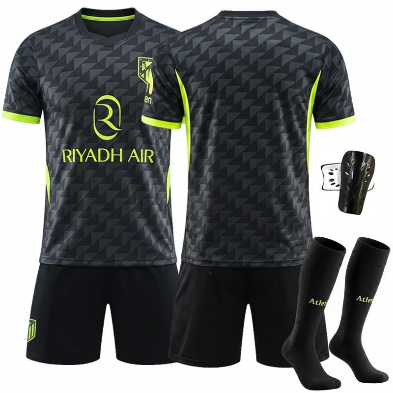 26/27 Club Soccer Training Jersey Fluorescent Green 19 Alvarez 7 Lee Kang-in Atletico Madrid Away Football Shirt