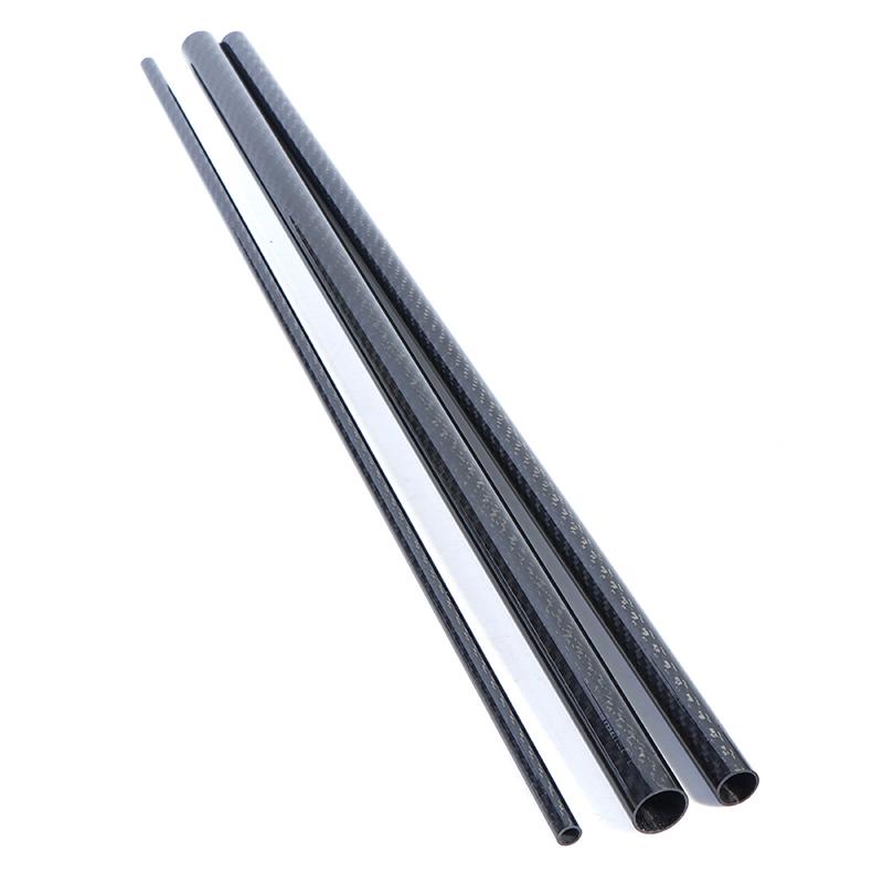1ks Trubka z uhlíkových vláken Délka 500 mm Průměr 8-18 mm Pro RC model letadla