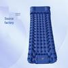 Lightweight Foot-Pump Inflatable Sleeping Pad: Portable, Moisture-Proof, Outdoor, Car-Mounted Bed