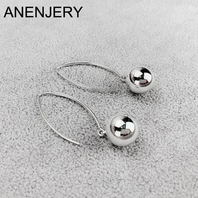 Smooth Round Ball Earrings for Women Trendy Simple Jewelry Giftss