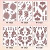 Skin-friendly Convenience Tattoo Stickers Water Transfer Paper Red / Clear / Brown 148 Mm/5.83