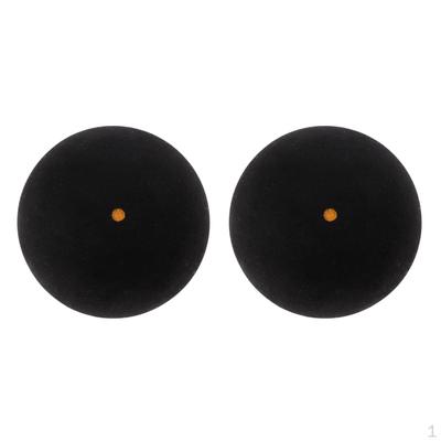 2 Pieces Squash Balls High Quality Rubber