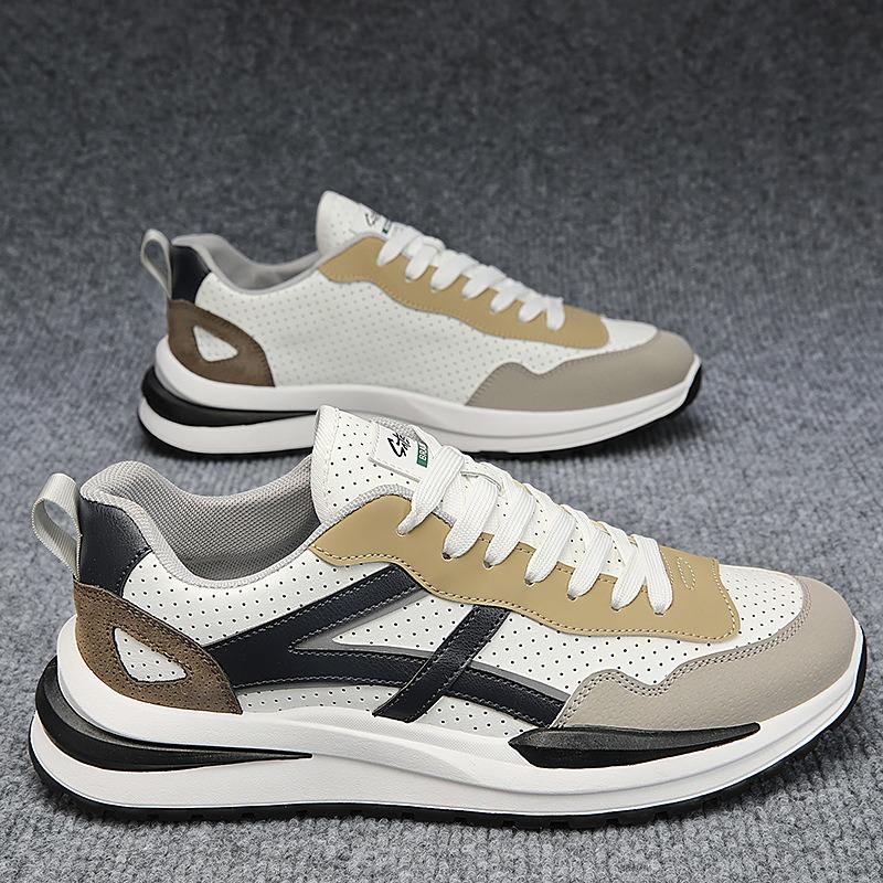 Летняя новая мужская обувь повседневная трендовая обувь удобная дышащая износостойкая нескользящая спортивная обувь 39
