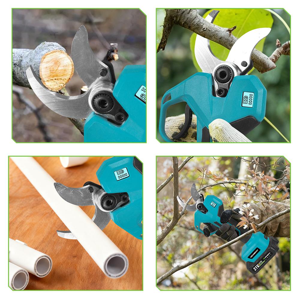 Newbeny 2 Gänge 65mm Bürstenloser Elektrischer Astschere Obstbaum Bonsai Astschere Elektrowerkzeuge Für Makita 18V Akku Stift