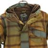 BURTON Check Pattern snow board Jacket M Yellow Kid's Used