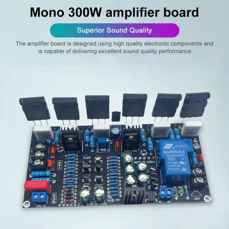 Leistungsstarkes Audios-Verstärkermodulplatine mit 300W Ausgang und Thermomanagement-Schaltung für professionelle Soundsysteme