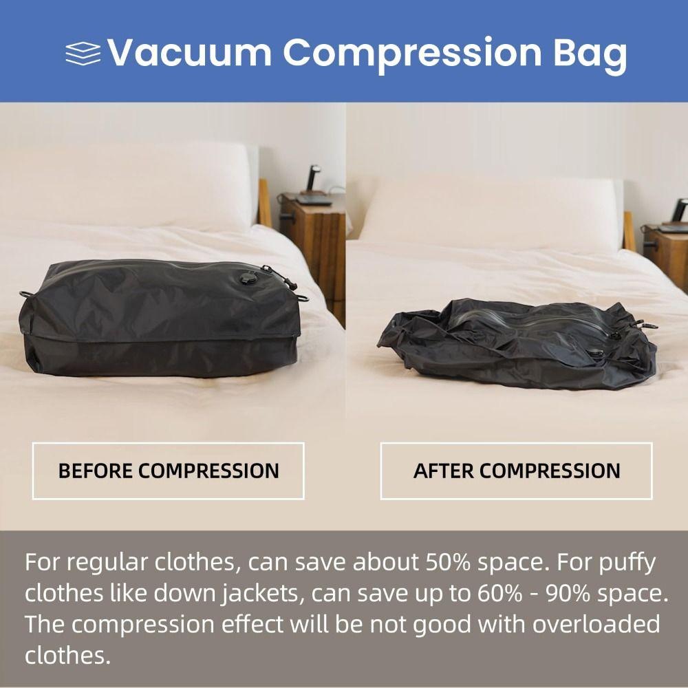 Dustproof Vacuum Compression Bag Reusable Luggage Vacuum Storage Bag  Backpack