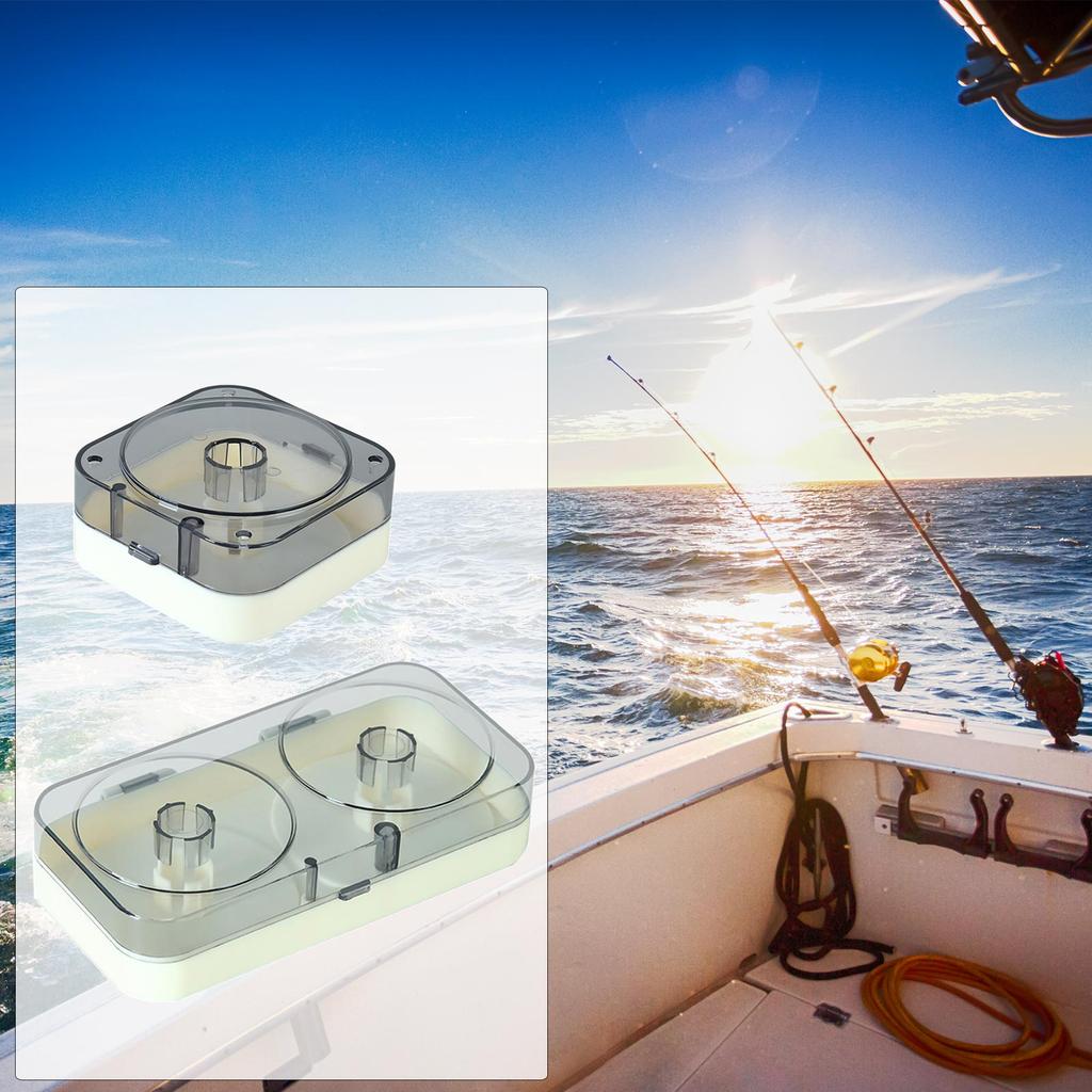 2Pcs Magnetic Fishing Line Storage Box Flexible Tackle Box Fishing Lines Storage Holder Convenient Organizer Enduring