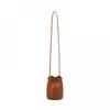 Dragon Diffusion 8838 Tan Pom Pom Double Jump Shoulder Bag