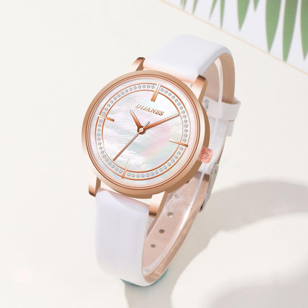 Dijanes Diamond-Encrusted Fashion Women'S Watch Big-Name Niche Retro Quartz Trend Watch Women'S Watch