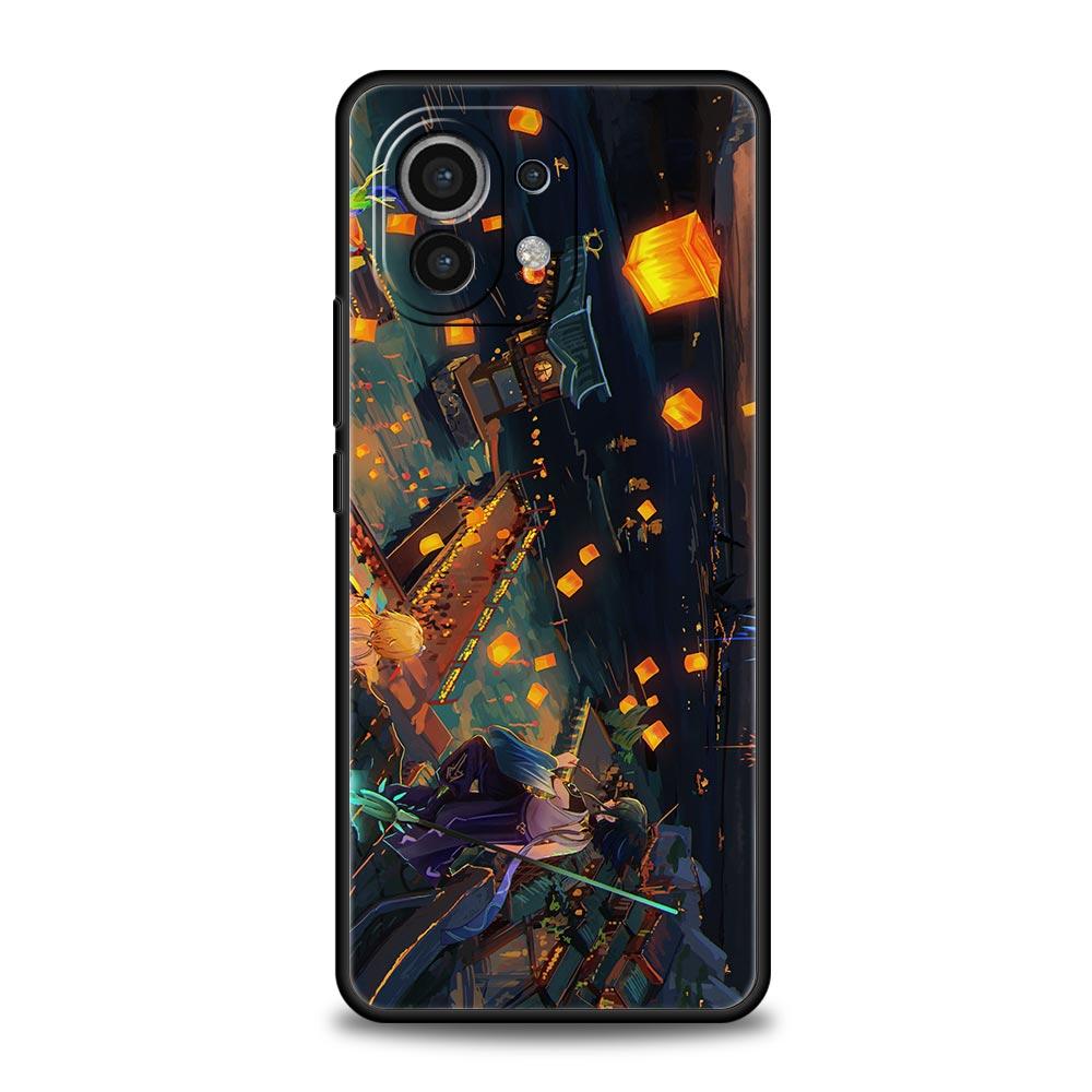 Genshin Impact Landscape Phone Case For Xiaomi 14 13T 12T Pro 12 13 11 Ultra Mi Note 10 Lite 10T 5G 11X Pro 11T 11i 9T Cover