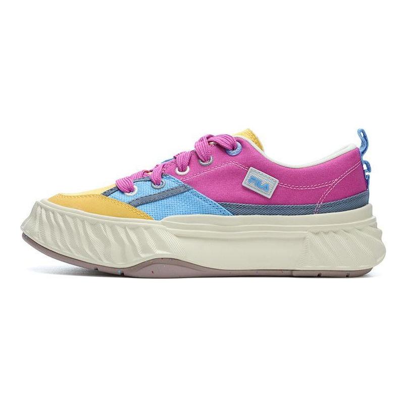 Fila Fosso Casual Low-Top Canvas Shoes Women Sneakers Violet F12W322301FRL
