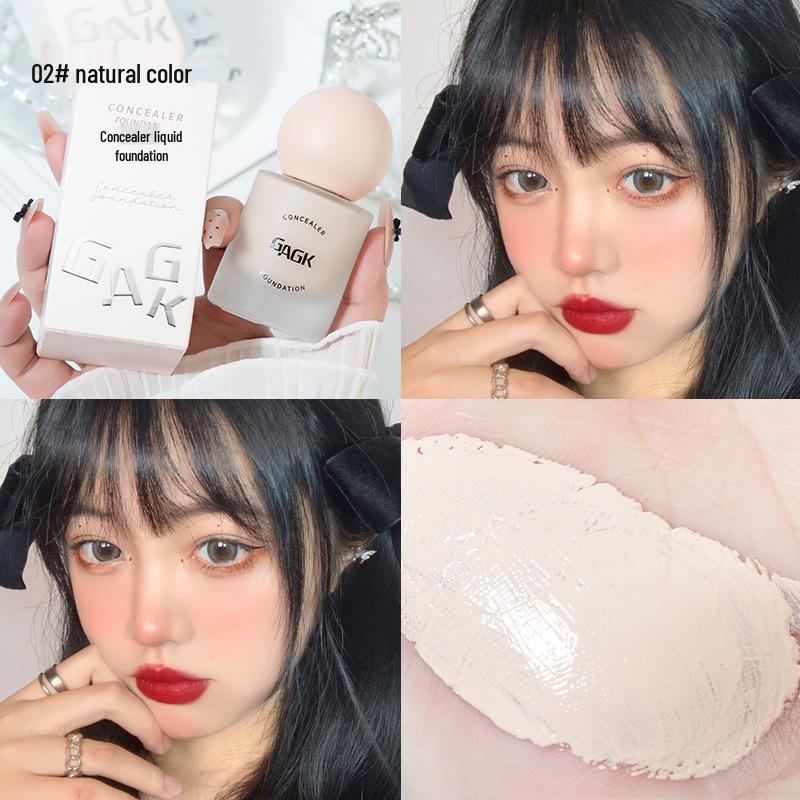 GAGK Long-lasting Waterproof BB Cream Foundation - Moisturizing, Non-transferring, Natural Concealment for Clear, Creamy Skin