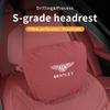For Bentley Continental GT MULLINER Bentayga Flying Hurtling Spurlogo Car Headrest Neck Support Lumbar Cushion Soft Neck Pillow MY5