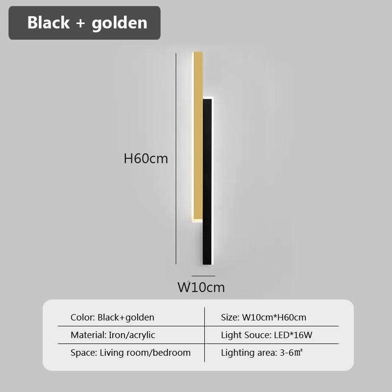 Modern LED Wall Lamps For Living Dining Room Bedroom Bedside Background Home Decorate Lighting Fixtures Wall Sconce Luster