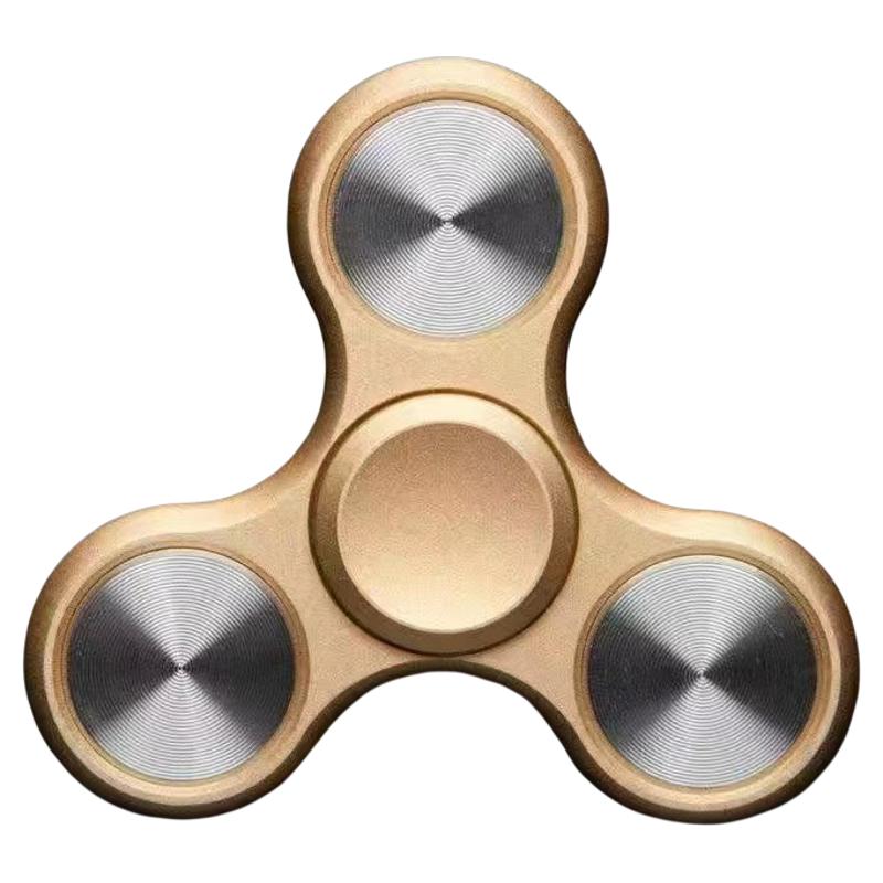 Alüminyum Alaşımlı Üç Kanatlı Fidget Spinner Metal Stres Giderici Anksiyete Önleyici El Oyuncağı Taşınabilir Dayanıklı Yetişkin Hediyesi Rahatlama Aracı