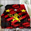 1PC Sport Club Football Crest Printed Soft Flannel Blanket Throw for Adult Bedroom Living Room Sofa Camping Travel Fan Gifts Christmas Gifts