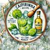 Vintage Caipirinha Recipe Metal Tin Sign Retro Kitchen Decor Wall Art