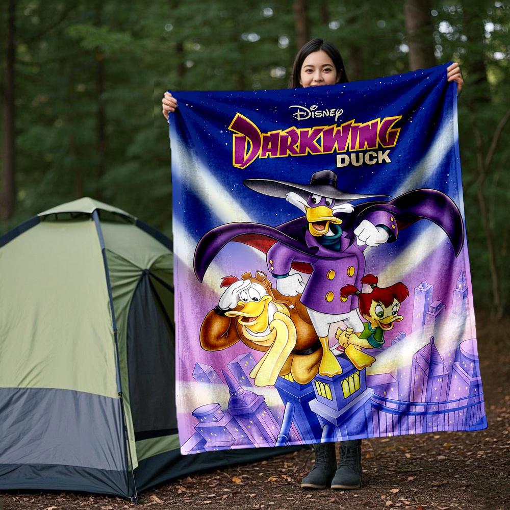 1pc, Darkwing Duck Blanket Home Decor, Gift Idea, Suitable for All Seasons, Living Room, Travel 80x120cm