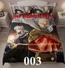 ONE PUNCH-MAN Bedding Sets Exquisite Bed Supplies Set Cartoon Bubu Duvet Cover Bed Comforter Set Bedding Set Birthday Gift