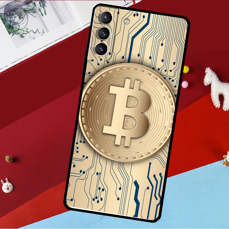 Bitcoin BTC Funda For Samsung Galaxy S26 S25 S23 S22 S20 S24 Ultra S9 S10 Plus S21 FE S25 FE Phone Case