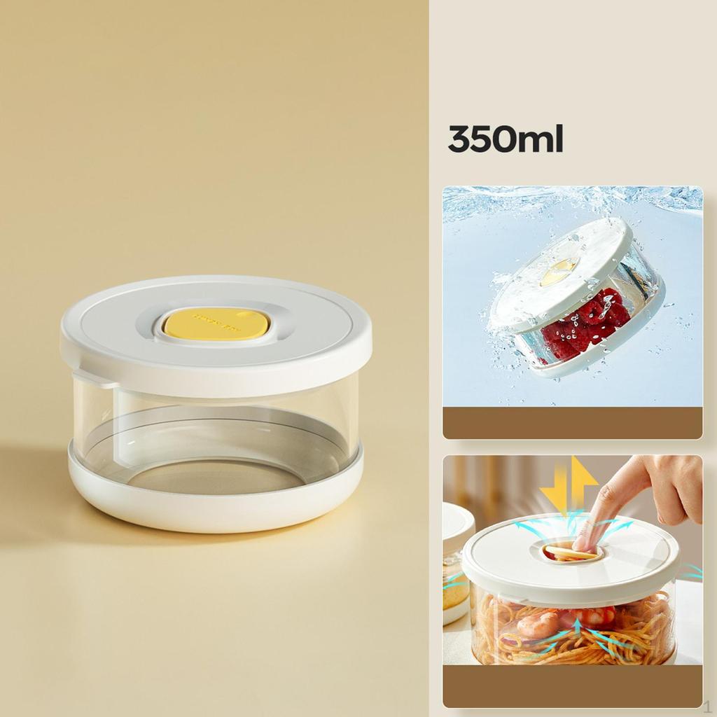 Insulated Lunch Box ,High Borosilicate Glass Leakproof Kitchen Microwave Large Capacity